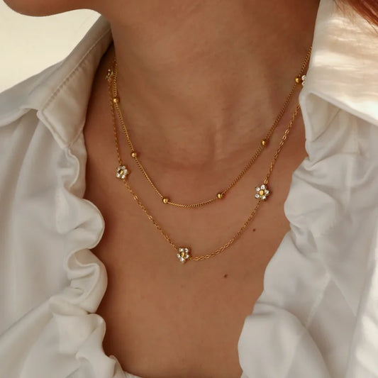 Celeste Star Layered Necklace Set