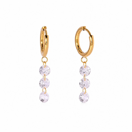 Moonlit Sparkle Drop Earrings