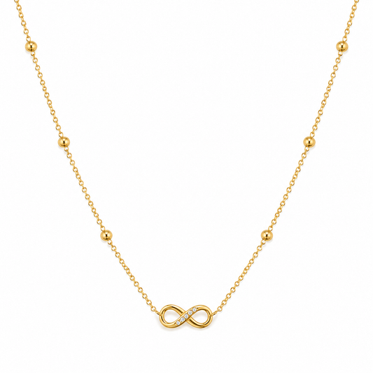 Infinity Grace Crystal Necklace