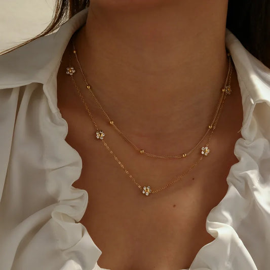 Celeste Star Layered Necklace Set