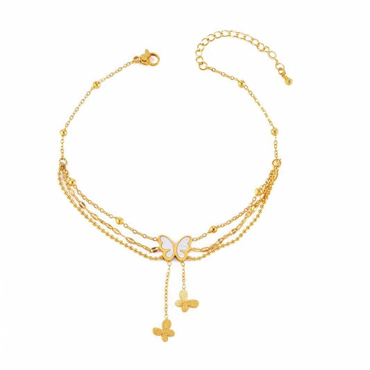 Flutter Glow Butterfly Anklet