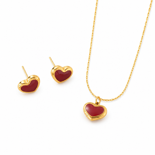 Scarlet Heart Jewelry Set