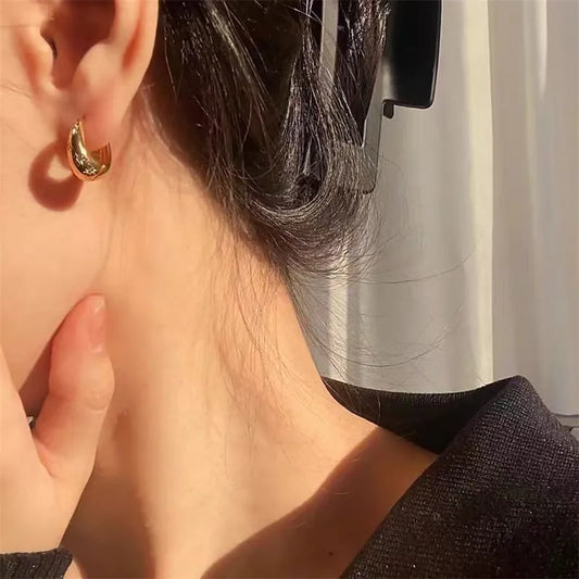 Starlit Bloom Hoop Earrings