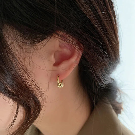 Aurora Crystal Mini Hoop Earrings
